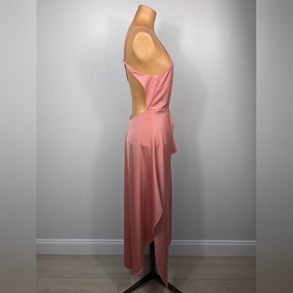 MAJORELLE Emery Gown Pink Size Small One Shoulder Open Back Dress Revolve - Picture 6 of 16